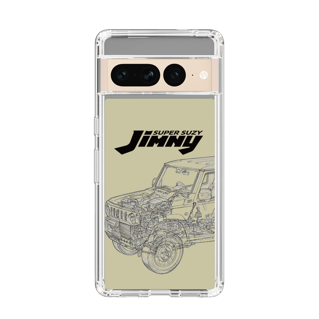 Jimny SUPER SUZY - Jimny Line drawing - Beige